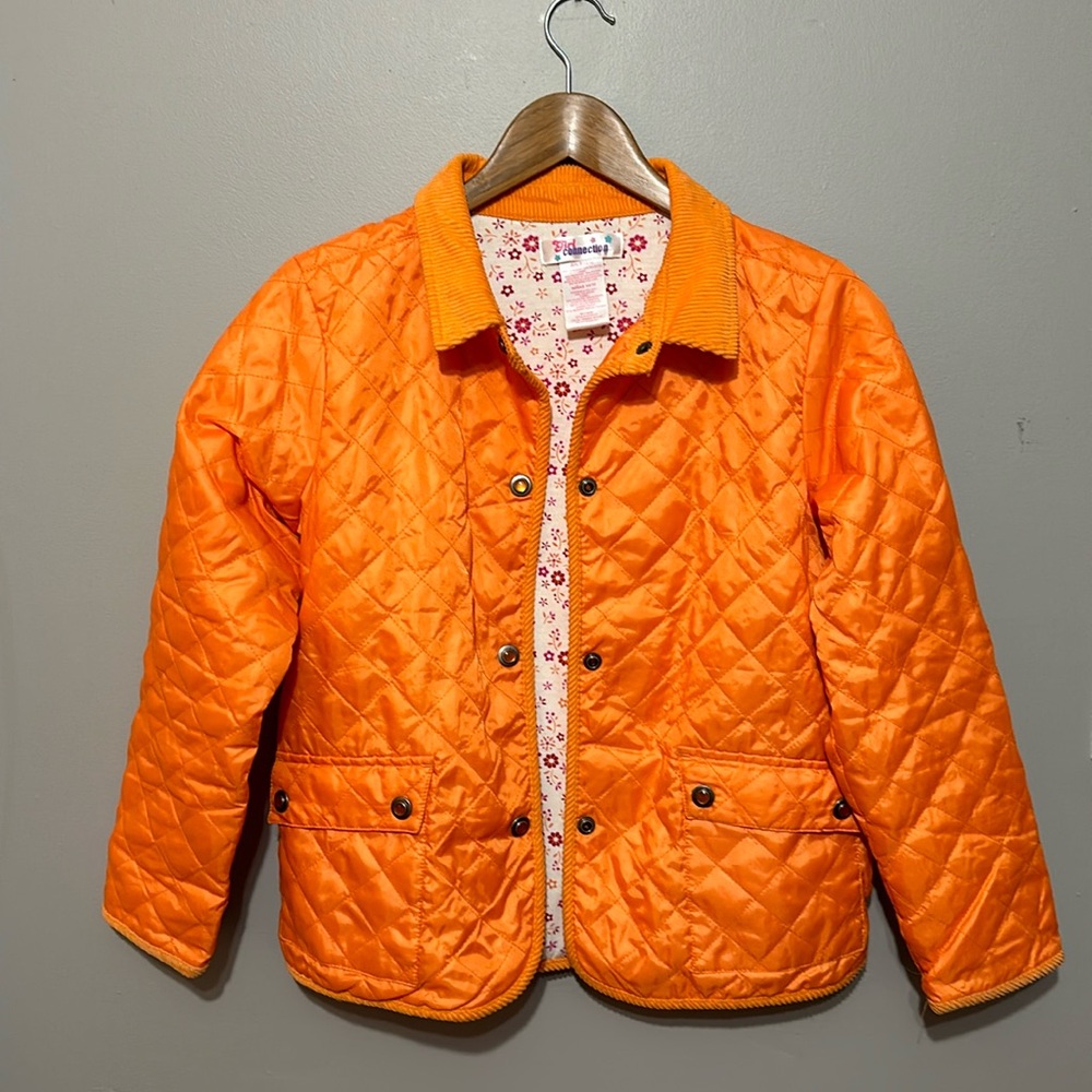 Girl Connection, Girl’s Orange Quilted Jacket, Size 14/16, Great Jacket!